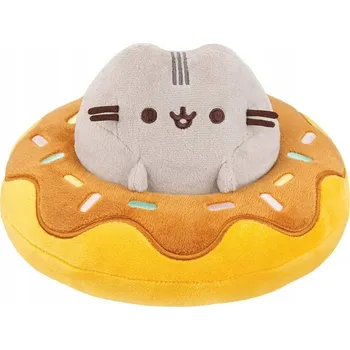plyšák Pusheen ve velkém donutu plyšák pro děti plyšák medvídek kočička