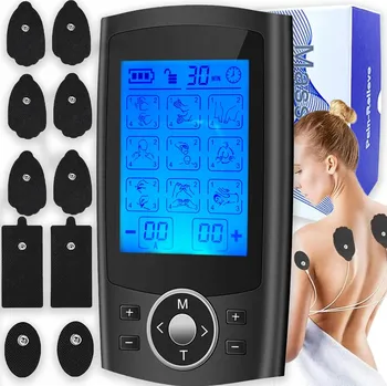 Masážní přístroj ELEKTROSTIMULÁTOR SVALŮ MASÁŽ STIMULACE ELEKTROLÉČBA TENS EMS 36 REŽIMŮ