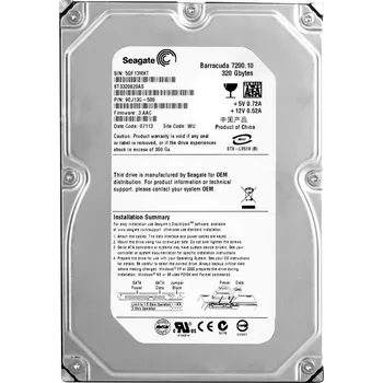 Interní pevný disk Pevný disk Seagate BarraCuda 7200.10 320GB SATA II 3,5"