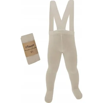 Bamar Nicol dětské punčocháče béžové bambusové vlákno velikost 86