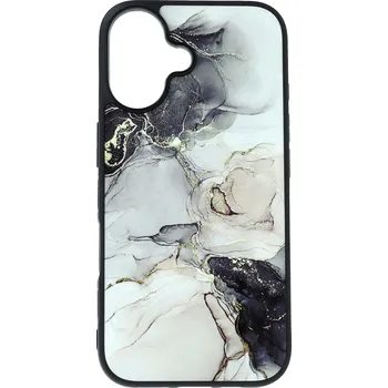 Kryt iPhone 16 pevný Smoky Cream (obal neboli pouzdro na iPhone 16)