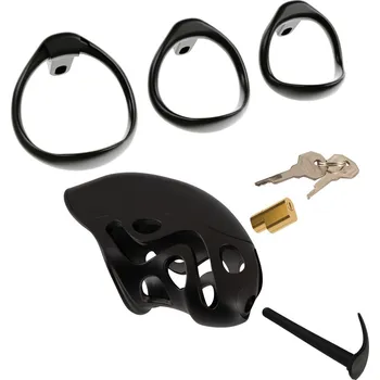 Pás cudnosti SuperLove Cock Cage with Dilator Black