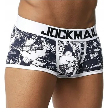 Pánské bavlněné boxerky JOCKMAIL - dopravní značky USA - XXL