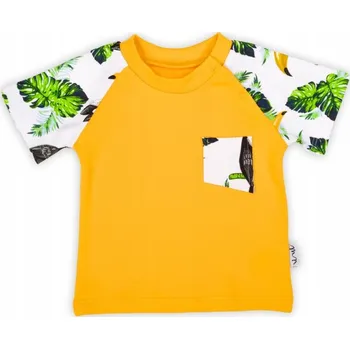 Kojenecké oblečení Bamar Nicol dětské tričko s krátkým rukávem bavlna vícebarevné, velikost 80