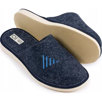 Dámská obuv Pro Mládež Papuče , Nazouváky Plst , přírodní Polský produkt, NOWO 36