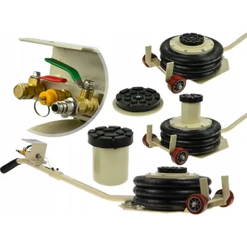 Hever Geko pneumatický hever / zvedák "bałwanek" pro auto, 3,5 t, rozsah 150-500 mm