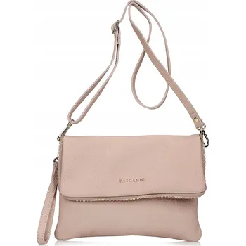 Kabelka Kabelka psaníčko Toscanio , přírodní kůže, růžová