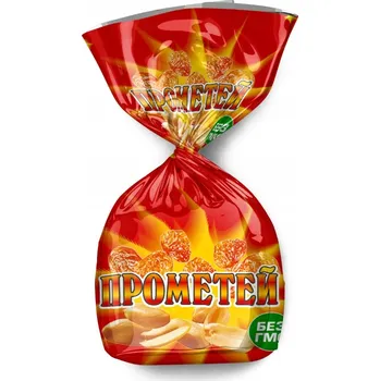 Bonbon Prometej Bonbóny s arašídy a rozinkami v kakaové polevě 1kg