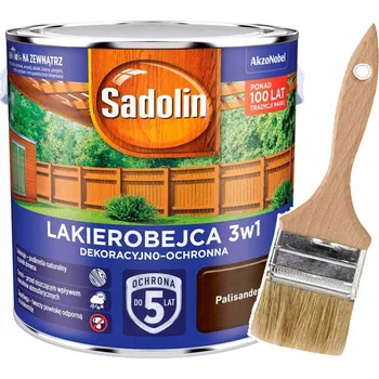 barva a nátěr na dřevo SADOLIN LAKYROVÁ LAZURA 3v1 PALISANDR 2.5L