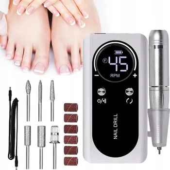 BRUSKA NA NEHTY BEZDRÁTOVÁ SE STANICÍ MANIKÚRA PEDIKÚRA SADA