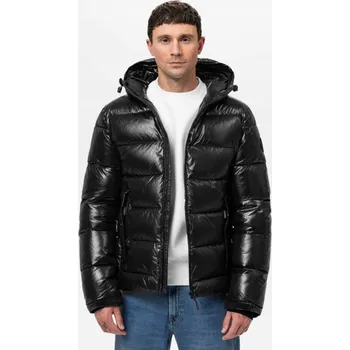 Moto bunda Pitbull pánská prošívaná bunda s kapucí Pepperwood, velikost XXL