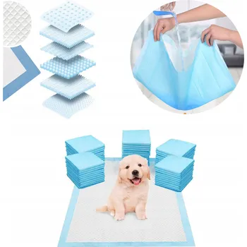 Vrták Sada 50 kusů hygienických podložek pro zvířata a kočky 40 x 60 cm