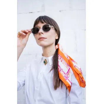 Čepice Art Of Polo saténová šála bílo-červená kostkovaná, bílo-červená Univerzální i384_45799529