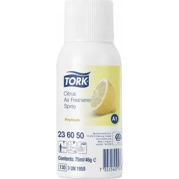 Osvěžovač vzduchu TORK 236050 Osvěžovač vzduchu A1 citrusový 75 Ml do koupelny, 3000 dávek, premium