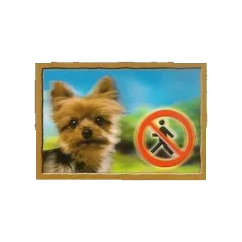 Zahradní dekorace Cedulka 3D PSI, Jorkšírský terier,rychlé dodání