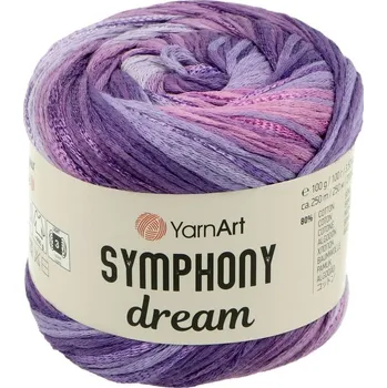 YarnArt Symphony Dream 3113 fialová s růžovou