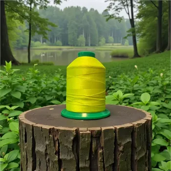 VÁZACÍ NITÍ NA OČKA - NYLON 50M SPOOL - FLUO GREEN LESK