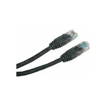 Síťový kabel UTP patchcord, Cat.5e, RJ45 M-5m, nestíněný, černý, economy,rychlé dodání