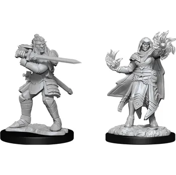 Figurka Figurka D&amp;D - Hobgoblin Male Fighter &amp; Hobgoblin Female Wizard - Unpainted (Dungeons &amp; Dragons: Nolzur's Marvelous Miniatures)