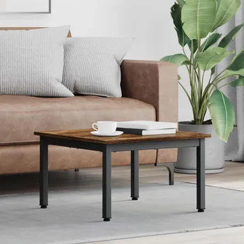 Konferenční stolek vidaXL Konferenční stolek Kouřový dub 60 x 60 x 36 cm kompozitní dřevo [892556]