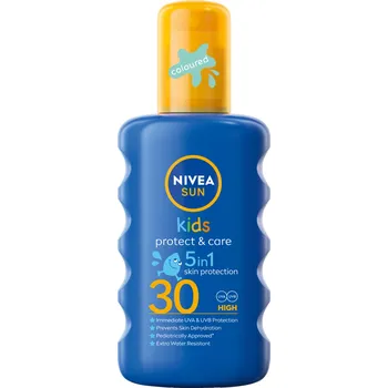 Opalování Opalovací krém pro děti Nivea Sun Kids Protect & Care SPF 30, 200 ml, 237 g