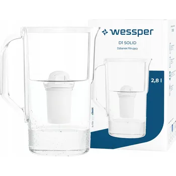 Filtrační konvice Filtrační konvice Wessper D1 SOLID 2,8l bílá + filtr
