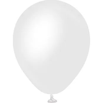 Balónek Balónky 5 Opaque Satin Snow White, 50 ks