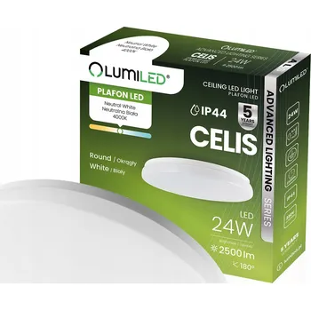 Stropní Svítidlo LED Stropní Svítidlo 24W 4000K Kulatý IP44 Bílé ALS Hermetické