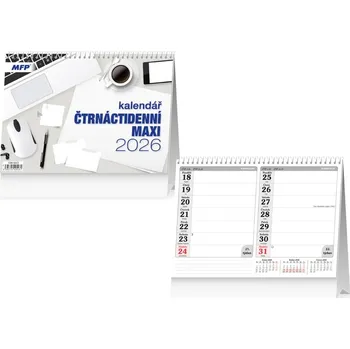 Kalendář MFP Stolní kalendář čtrnáctidenní maxi 2026
