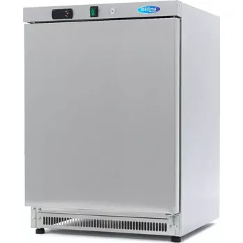 Mraznička Maxima Mrazící skříň - 200 l - 2 pevné police - nerezová ocel | 09405005