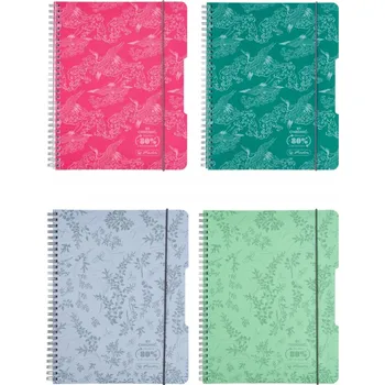 Blok Kroužkový Blok Herlitz A4, 80 listů, měkká vazba