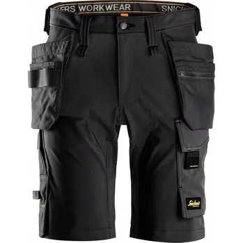 Pánské kraťasy Krátké kraťasy Snickers Snickers 6175 AllroundWork Černé Velikost 58