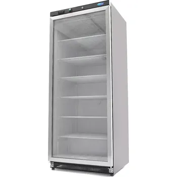 Mraznička Maxima Mrazící skříň - 600 l - černá - se skleněnými dveřmi | 09405033