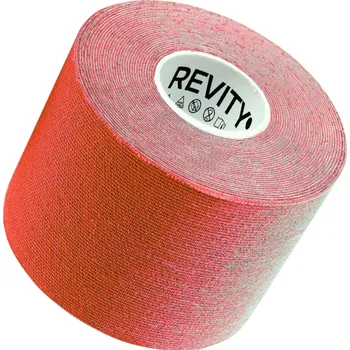 Tejpovací páska REVITY Kineziologická tejpovací páska 5 cm x 5 m REVITY ČERVENÁ