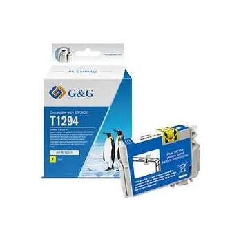 G&G kompatibilní ink s T1294, yellow, NP-R-1294Y, pro Epson Stylus office B42WD, BX305F,,rychlé dodání