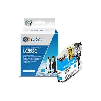 G&G kompatibilní ink s LC223C, cyan, NP-B-0223C, pro Brother MFC-J4420DW, J4620DW, J4625D,rychlé dodání