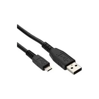 Datový kabel Kabel USB (2.0), USB A M- USB micro M, 1m, černý, Logo,rychlé dodání