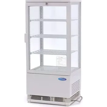 Lednice Maxima Lednice s vitrínou 43 cm - 78 l - bílá | 09400805