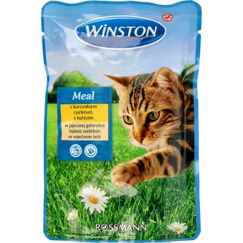 Krmivo pro kočku Winston mokré krmivo s kuřecím masem ve vaječném želé 100 g