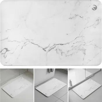 Koupelnová předložka Koupelnová předložka Creopard diatomitová béžová 60x39 cm protiskluzová