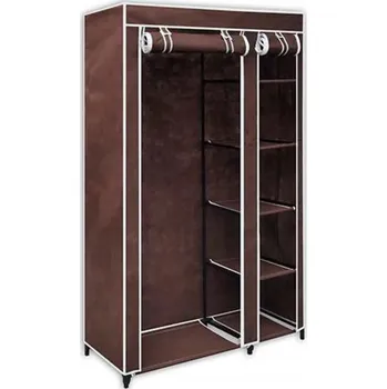 Šatní skříň Skládací Skříň 110x45x175 cm Hnědá