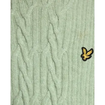 Pánský svetr Svetr Lyle and Scott Cold Mint Marl 8948646 M
