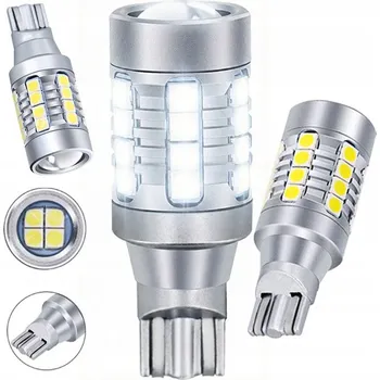 Povinná bezpečnostní výbava Ultra LED žárovka W16W 12V 24V CANBUS Couvací Zpětná CYBERSUN T15 02 13W