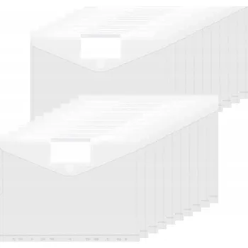 12 KUSŮ, A4 OBÁLKY NA DOKUMENTY SE ZIPEM PRO ULOŽENÍ PAPÍRŮ