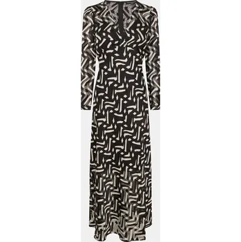 Dámské šaty Šaty French Connection Black-Cream 500009 14 (L)