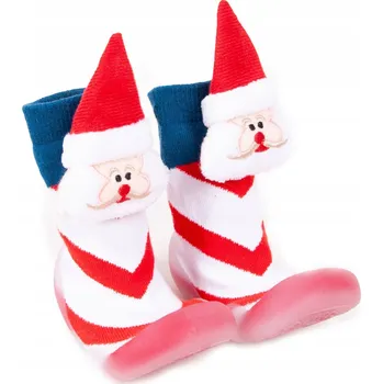 Dámské ponožky Vánoční Ponožky s gumovou podrážkou 21 YOCLUB