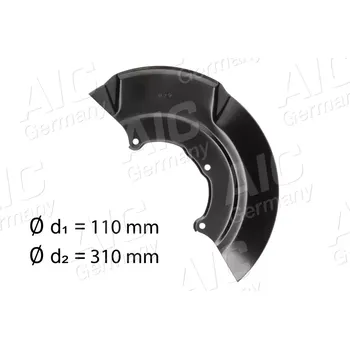 Brzdový kotouč AIC Ochranný plech proti nečistotám brzdového kotouče AIC 56018
