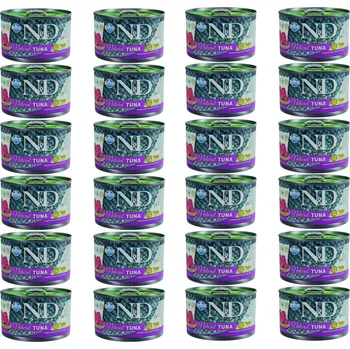 Krmivo pro kočku FARMINA N&D Cat Natural Tuna - mokré krmivo pro kočky - 24x140 g