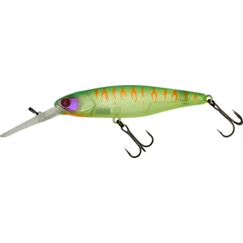 Umělá nástraha Illex Wobler Squirrel DD SP Lime Chart Tiger Délka: 6,7cm, Hmotnost: 6,8g, Maximální ponor: 2m