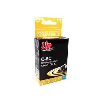 Počítač UPrint kompatibilní ink s CLI8C, cyan, 14ml, C-8C, s čipem, pro Canon iP4200, iP5200, iP5,rychlé dodání